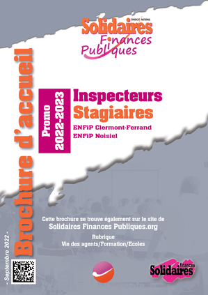 Brochure d'accueil Inspecteur stagiaire