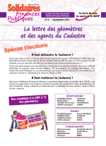 La lettre des géomètres et des agents du cadastre n° 6