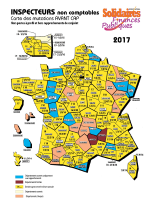 Carte des mutations inspecteurs 2017