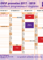 Calendrier 2017 ENFiP Contrôleur Programmeur