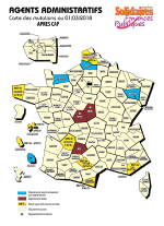 Carte des mutations après CAP au 1 mars 2018 