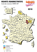 Carte des mutations C administratifs avant CAP