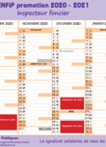 Calendrier  A Foncier 2020/2021