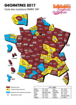 Carte des mutations des géomètres 2017