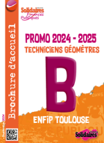 Brochure d'accueil B Techniciens géomètres ENFiP Toulouse - Promo 2024-2025