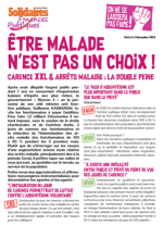 Être malade n'est pas un choix ! Carence XXL & arrêts maladie : LA DOUBLE PEINE