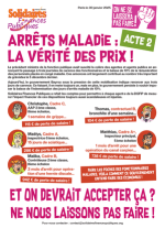 Arrêts maladie : la vérité des prix ! (Acte 2)