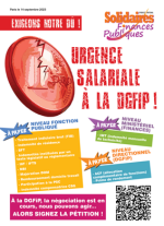 4 pages - Exigeons notre dû ! Urgence salariale à la DGFiP !