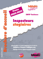  Brochure d'accueil Inspecteurs stagiaires informatique/cadastre promo 2022/2023