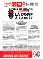Tract intersyndical - Réforme des retraites : dès le 7 mars, la DGFiP à l'arrêt
