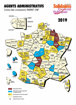  Carte des mutations C administratifs avant CAP 2019
